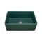 Ruvati 30 x 20 inch Fireclay Reversible Farmhouse Apron-Front Kitchen Sink Single Bowl Emerald Green RVL2100EG - alternate 4